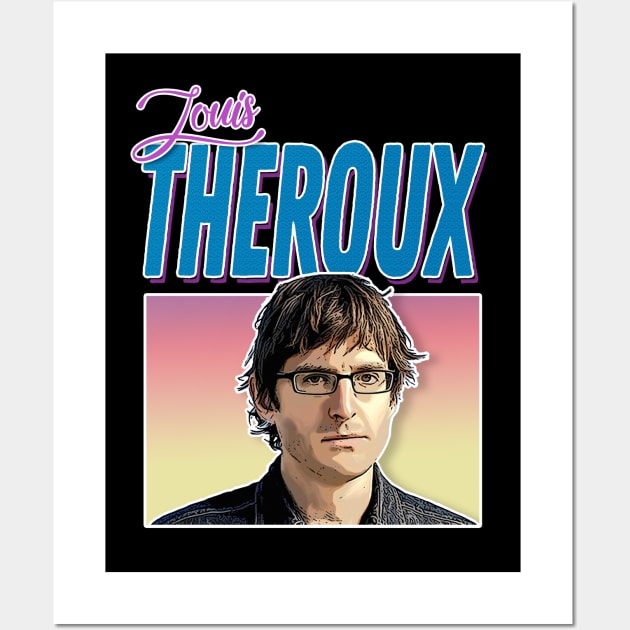 Louis Theroux - Aesthetic 90s Styled Tribute Design Wall Art by DankFutura